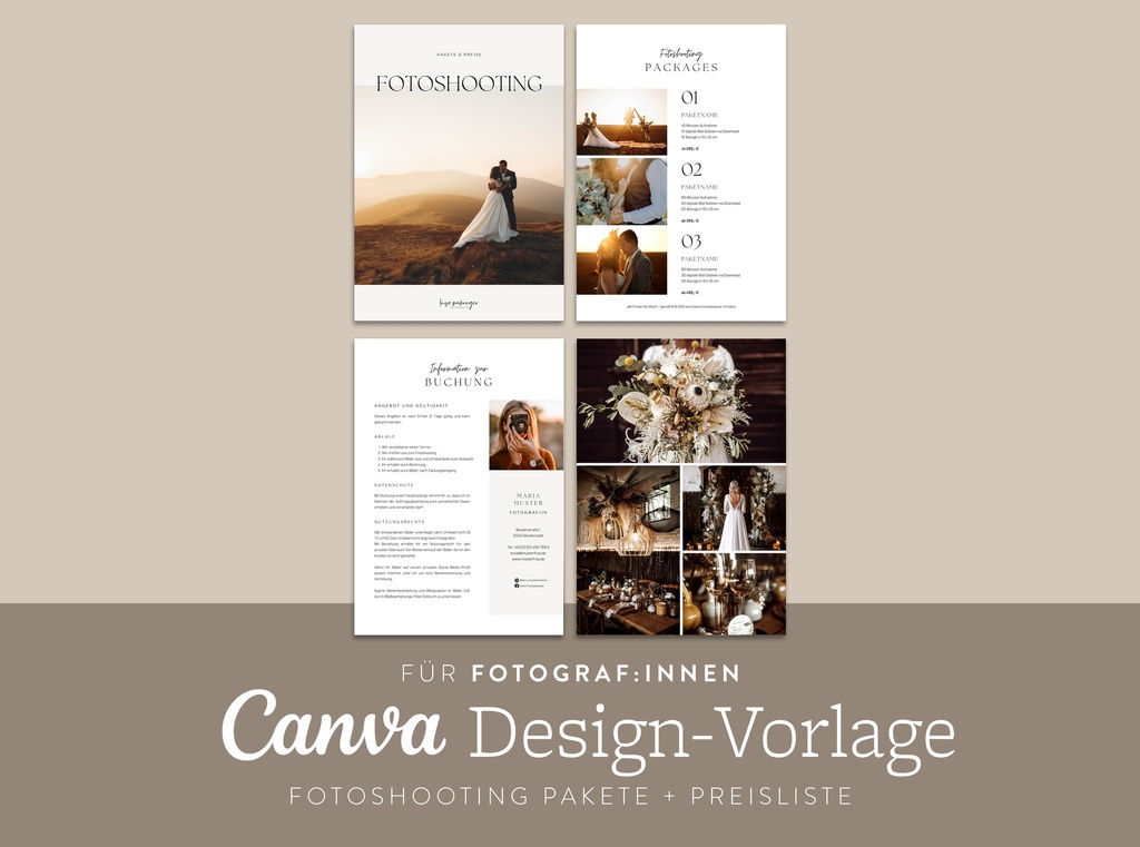 Canva Vorlage: Boho