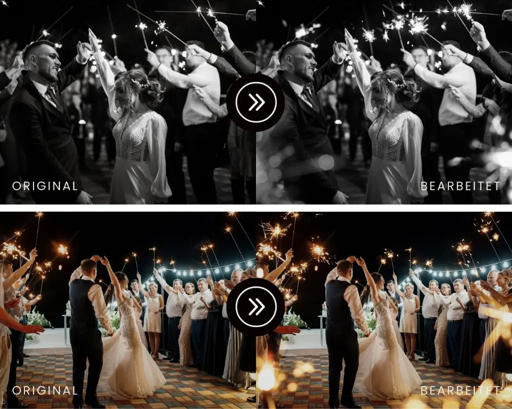 Sparkler Photoshop Overlays