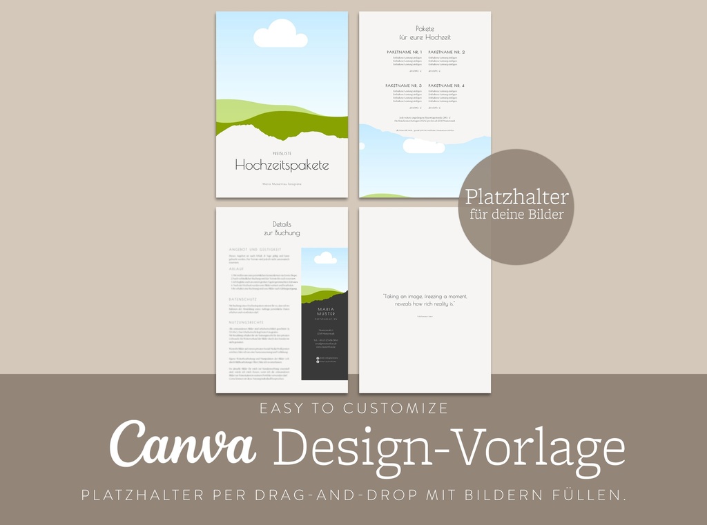 Canva Vorlage: Rustic