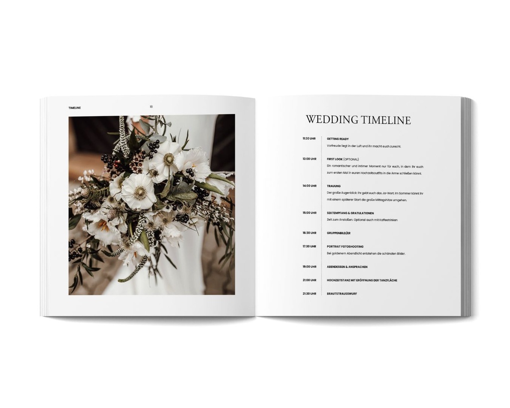 Wedding Guide 2023 - Design Vorlage (64-Seiten) inkl. Druck Guide