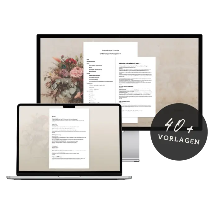 E-Mail Vorlagen für Fotograf:innen